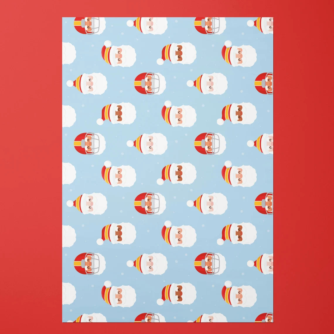 KC Santa Gift Wrap